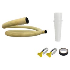 Potenkit 排水冷氣排水管 5m + 固定夾 2入 + 連接頭 + 膠帶套組, 1套, 單一商品