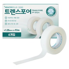헬씨플러스 트렌스포어 반창고, 1개, 6개입