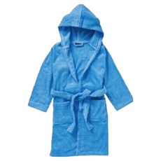 Gemini 双星毛巾 兒童連帽純棉浴袍, 1個, 月光藍
