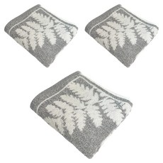 Gemini 双星毛巾 竹纖維林間繽紛系列毛巾3件組, 1套, 岩石灰