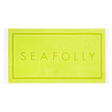 Seafolly SUMMER Solstice 棉紗毛巾 71896-TL, 萊姆綠, 1個