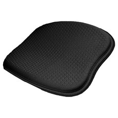 小麥購物 車用蜂窩凝膠涼感椅墊, 黑色