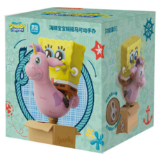 nickelodeon 海綿寶寶 搖搖馬可動公仔 款式隨機, 1個