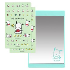 뷰티홈 산리오 포차코 사각 스탠드 거울, 연그린