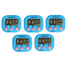 랩앤툴스 캔디 쿠킹타이머, 블루, 5개