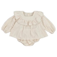 베베나인 유아용 미엘 니트 블루머 세트