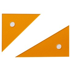 코링 템플레이트 측량삼각자 2종 세트 K-170, 1세트