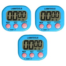 랩앤툴스 캔디 쿠킹타이머, 블루, 3개