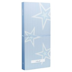 워너디스 어도러블 양면 키스컷 바인더 스티커 보관 파일 S, 별 블루, 1개, 20매