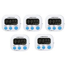 랩앤툴스 캔디 쿠킹타이머, 화이트, 5개