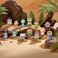 JANDOON 簡動 蠟筆小新米粒系列 恐龍日記公仔 款式隨機, 1個