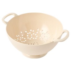 모던하우스 양손핸들 멜라민 채반 D20, 바닐라 아이보리, 1개