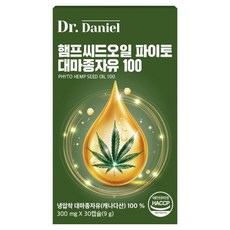 아이비알닥터다니엘 햄프씨드오일 파이토 대마종자유 100, 1개, 30정