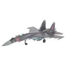HOBBY MASTER 複製品 1/72 Su-35S 蘇霍伊 2014 戰鬥機模型 HM416378, 紅色 + 灰色, 1個