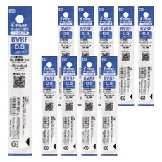 百樂 Pilot bvrf Acroball 3色 4色 Dr. Grip 4+1 木質 4+1 替芯 0.5mm, 10個, 藍色