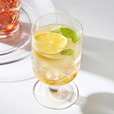 제이테이블 클린 글라스 내열유리 고블렛잔 280ml, 투명, 4개