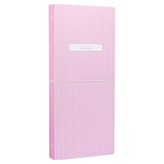 워너디스 어도러블 양면 키스컷 바인더 L, 패턴 핑크, 1개, 20매