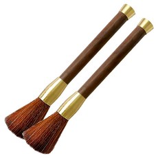 모나홈 홈카페 바리스타 커피머신 청소 브러쉬, 월넛브라운, 2개