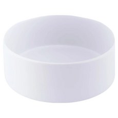 高精寵物 陶瓷平底碗 5吋, 白色, 1個
