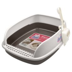 CATIDEA 貓樂適 麵包貓砂盆 CL213, 灰色, 1個