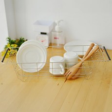 PEACHY LIFE 完美主義 不鏽鋼水槽架, 金屬銀, 1個, 1層