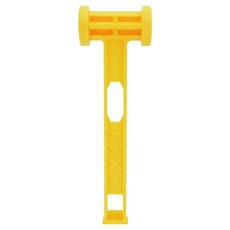 야외용 초경량 휴대용 플라스틱 망치 BRP909, 엘로우, 1개