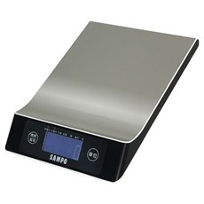 SAMPO 聲寶 不鏽鋼秤面料理秤, 10.1kg, BF-Y2403CL, 銀色