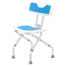 橙逸 寬面多段高調鋁合金防滑衛浴輔助椅 乾爽易潔大承重型 A015, 1個, 白色