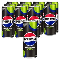 PEPSI 百事可樂 營業用零糖可樂 萊姆香, 245ml, 12個