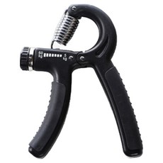 카운터 강도 단계 조절 60kg 전완근 악력기 146g, 블랙, 1개