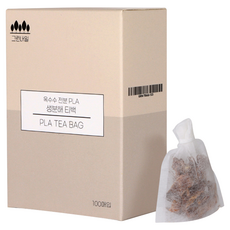 그린내일 생분해 PLA 공티백 100매, 화이트, 1개