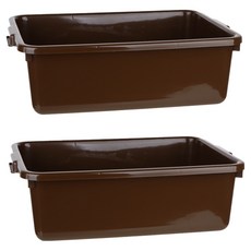 plala PP 餐具回收籃 510 x 380 x 165 mm, 褐色, 2個