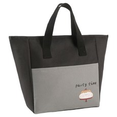 Rositera 便攜式扁平保冷袋, 1個, 黑色