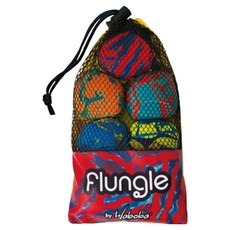 WABOBA-Flungle 長尾滾球組 405C01_A, 紅色 + 綠色 + 粉色 + 藍色 + 橘色 + 黃色 + 深藍色, 1套