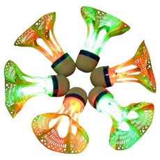 Koridri led 夜光羽毛球 600g, 6個, 1入, 隨機出貨