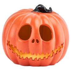 發光GAON 萬聖節南瓜燈 電池式LED照明 骷髏 南瓜, 1個, 混合顏色