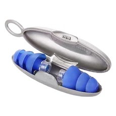 Locus 防噪音矽膠耳塞, 1個, 藍色