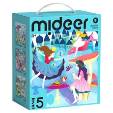 mideer 進階式拼圖 LEVEL5, 322片, 夢幻世界 多色, 1盒