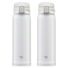 ZOJIRUSHI 象印 不鏽鋼彈蓋式保溫杯 SM-SR48E-WA, 480ml, 2個, 白色