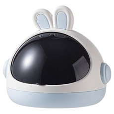 TODAY LIVING 太空兔子書桌整理收納盒, 1個, 藍色