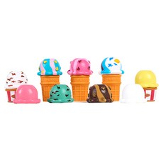 Funysofy 軟磁鐵冰淇淋甜筒 + 杯子 9件組, B 冰球, 1套