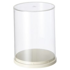 FAmILyLIFE 生活 圓形透明展示盒 A-472 迷你基本款, 1個