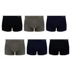 Mrjunior 棉質彈性青少年學生四角內褲6件組 MJMD_005set