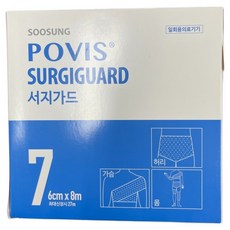 POVIS 서지가드 신축성 망붕대 7호 6cm x 8m, 1개입, 1개