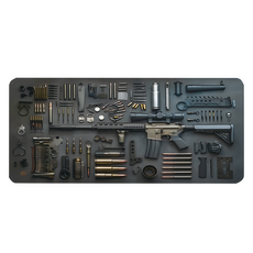 넥시오 스나이퍼 마우스패드 400 x 900 x 3 mm, 02, 1개