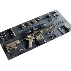 넥시오 스나이퍼 마우스패드 400 x 900 x 3 mm, 블랙, 1개