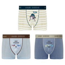 mrkids 男童四角內褲3件組