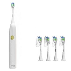 GPLUS 拓勤 刷豹 音波電動牙刷 附原廠刷頭 4支, ET‐A003S, 1個, 白色