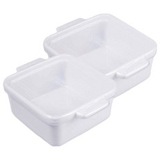 SOUPER CUBES 陶瓷烤盅, 2個, 白色