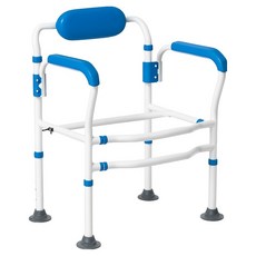 免打孔吸盤馬桶扶手多角度調節吸盤馬桶扶手架 無需打孔 + 穩固防滑設計 A022, 1個, 白色